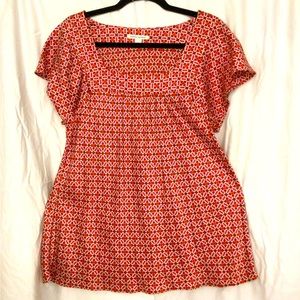 Banana Republic Womens Summer Tops Short Sleeve Shirts Square